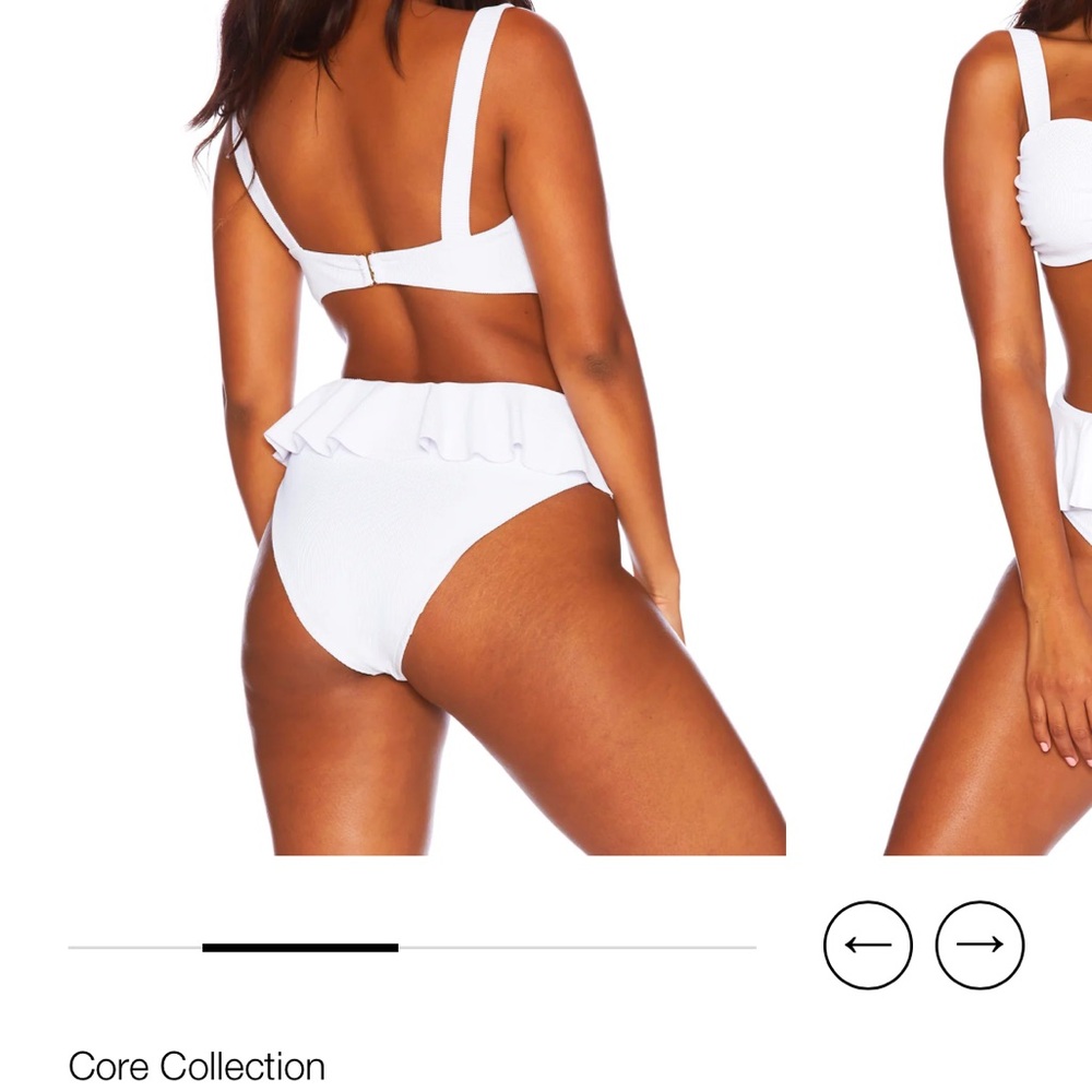 Beach Riot Core Collection Daisy Bottom White - Medium - Picture 2 of 4